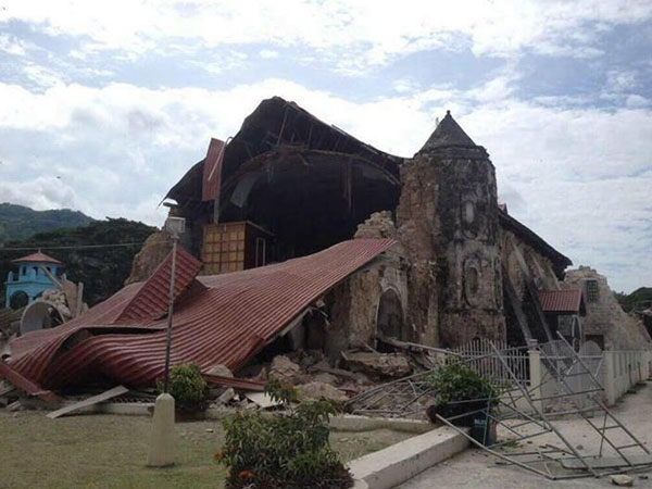 Loboc Church after the earthquake