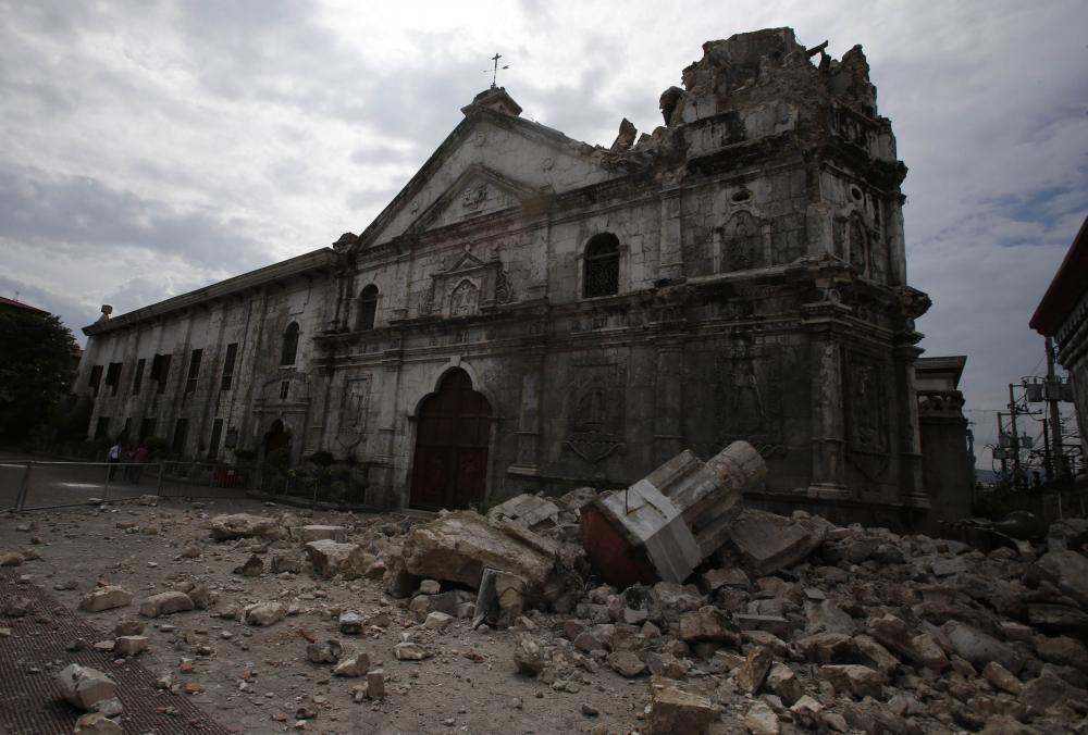 Sto. Nino Church Cebu damage