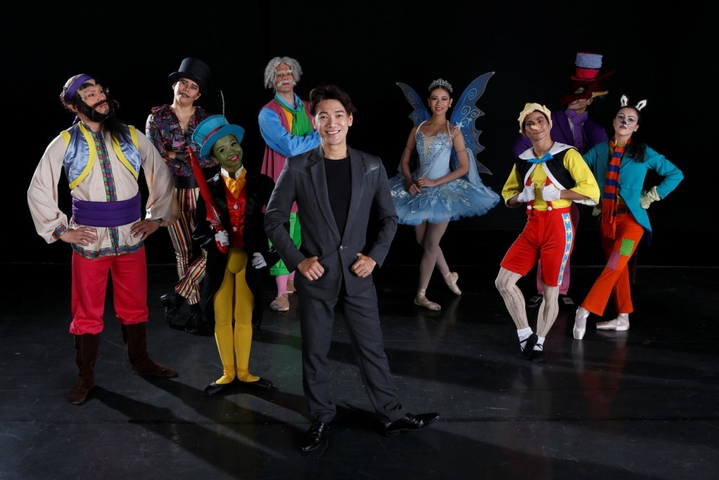 Ballet Manila Co-Artistic Director and Pinocchio choregrapher Osias Barroso with the main cast of the ballet (1)